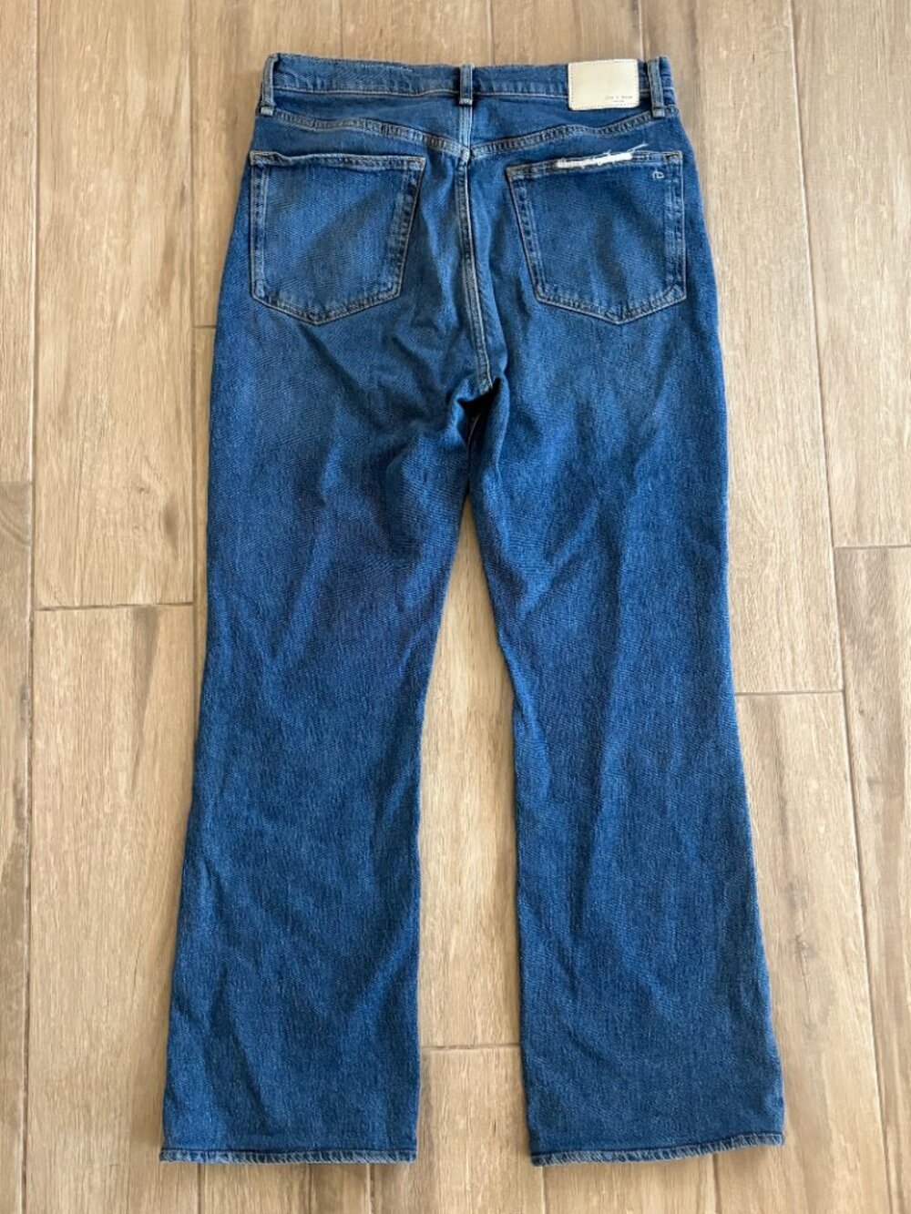 Rag & Bone Peyton High Rise Bootcut Jeans Women's 30 Blue Denim City Western - Picture 8 of 12